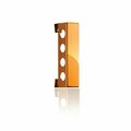 Vynebar 4 Polished Orange Vertical Wine Rack VB4PO